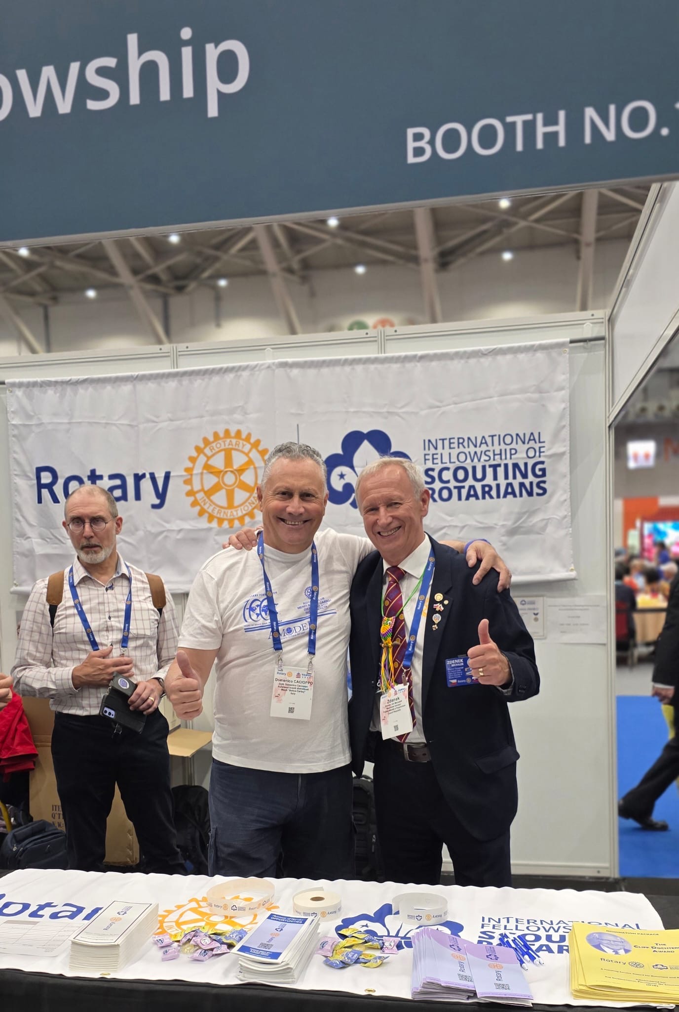 Stand IFSR alla Convention Internazionale del Rotary a Taipei