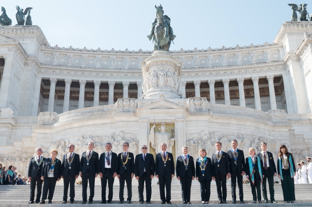I GOVERNATORI ROTARY UNITI ALL’ALTARE DELLA PATRIA